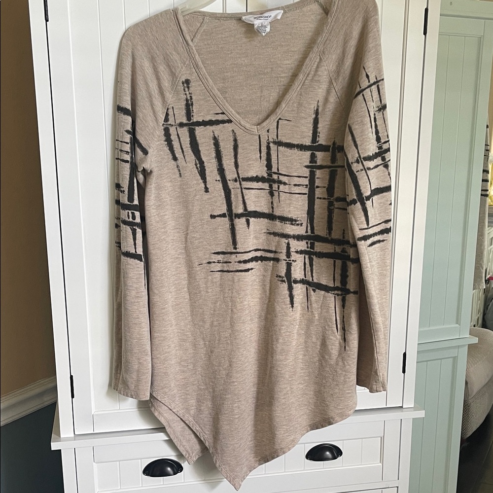 Workshop Republic Clothing Beige Knit Top